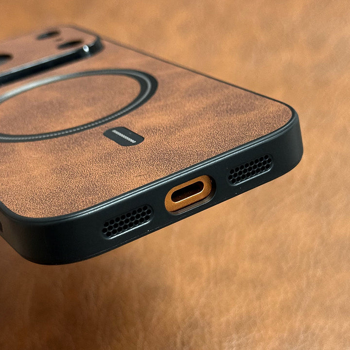 Atlas Leather iPhone Case