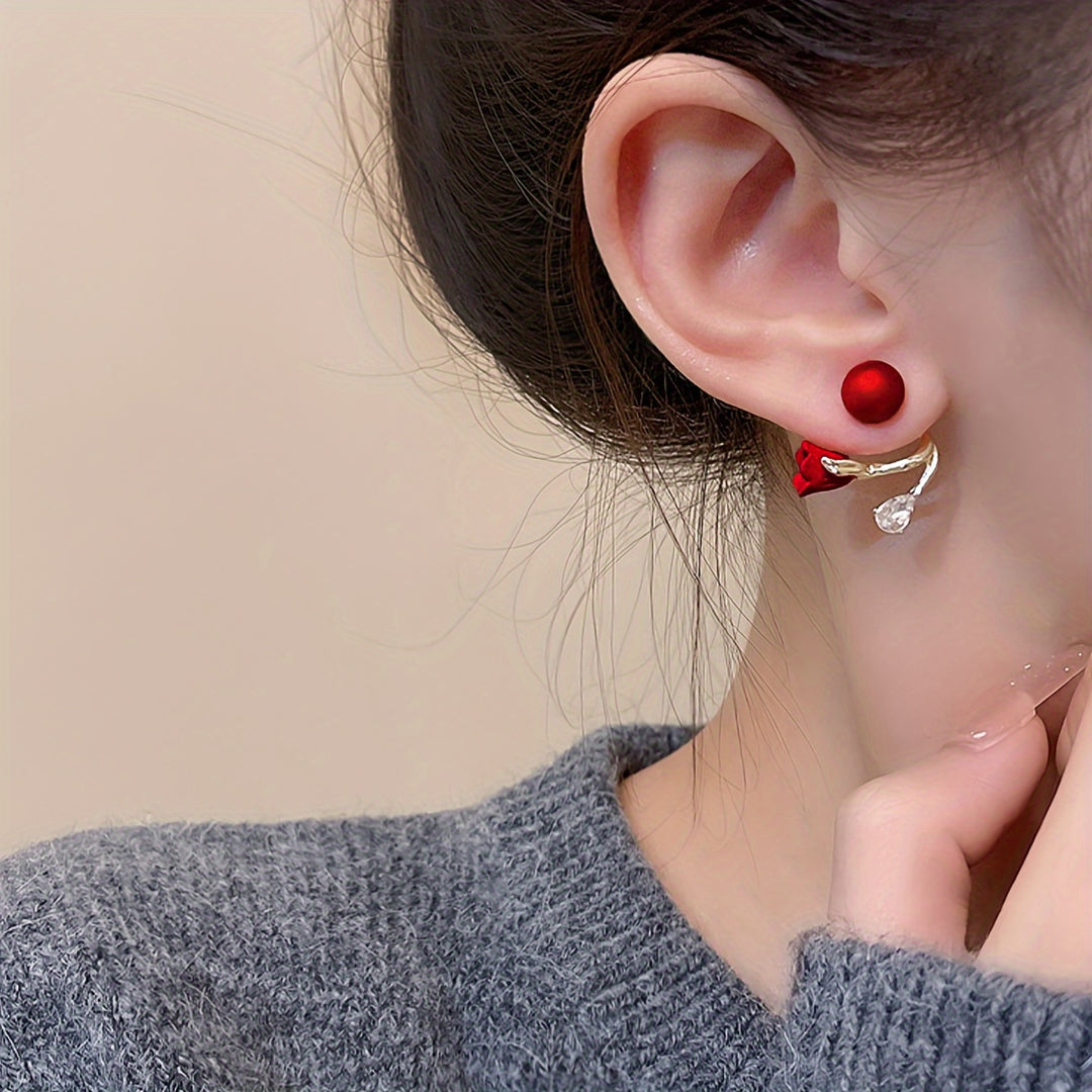 Rosette Wrap Earrings