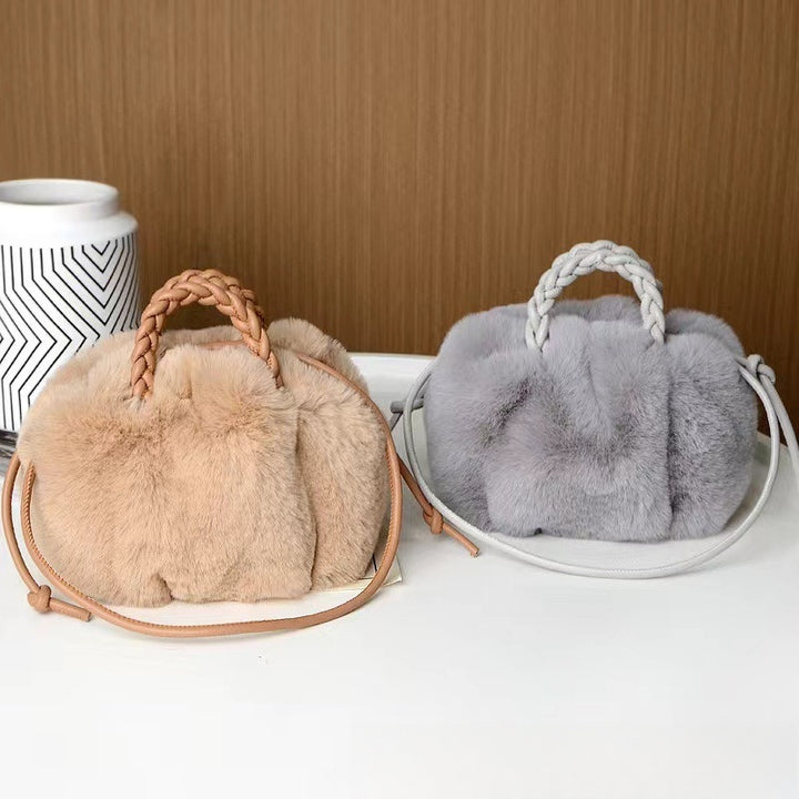 Pomme Plush Crossbody Bag