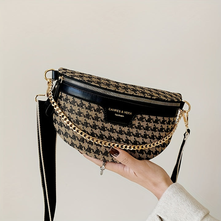 Jacquard Muse Chain Belt Bag