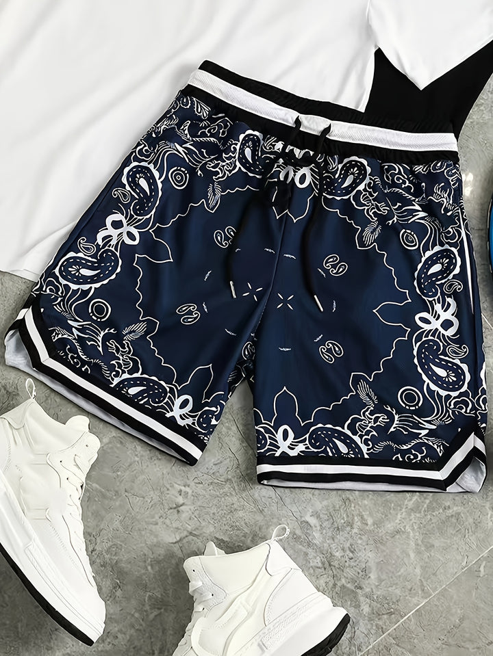 Paisley Mesh Short