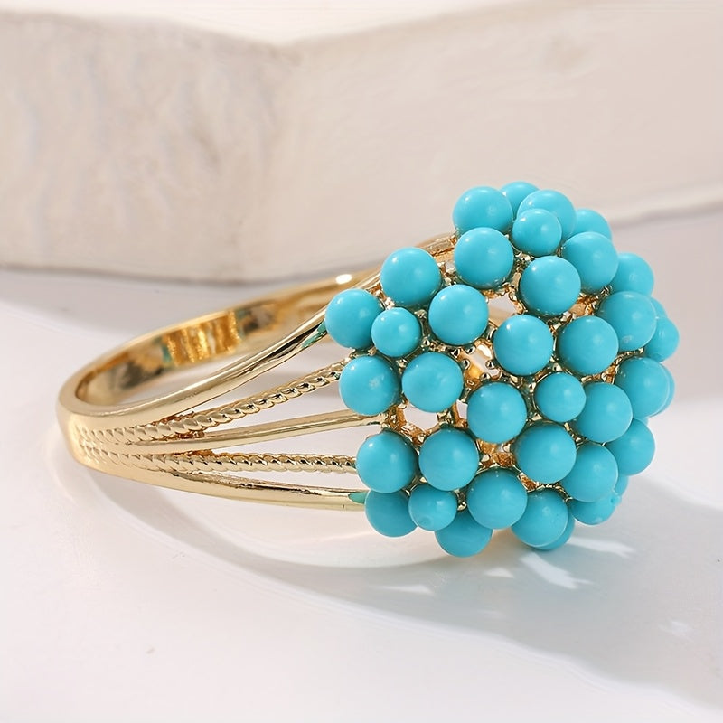 Capri Bloom Cluster Ring