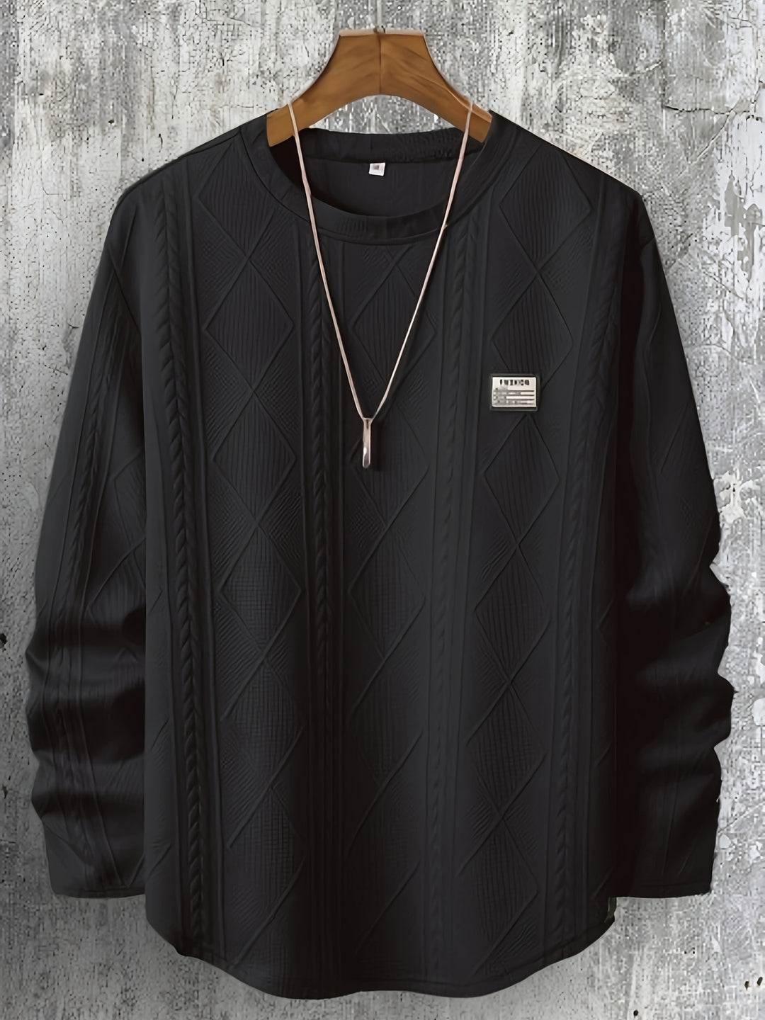 Verso Cable Knit Crewneck