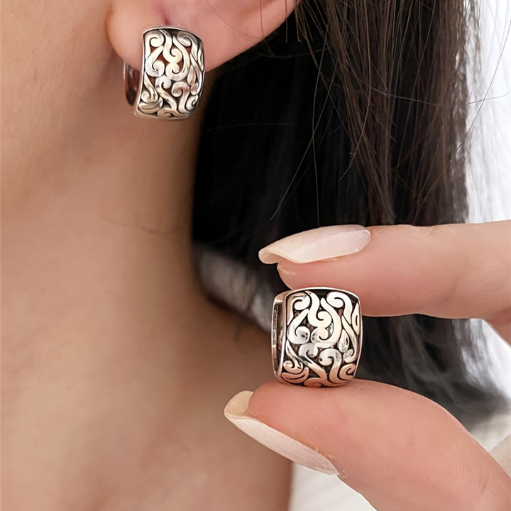 Relic Sterling Silver Earrings