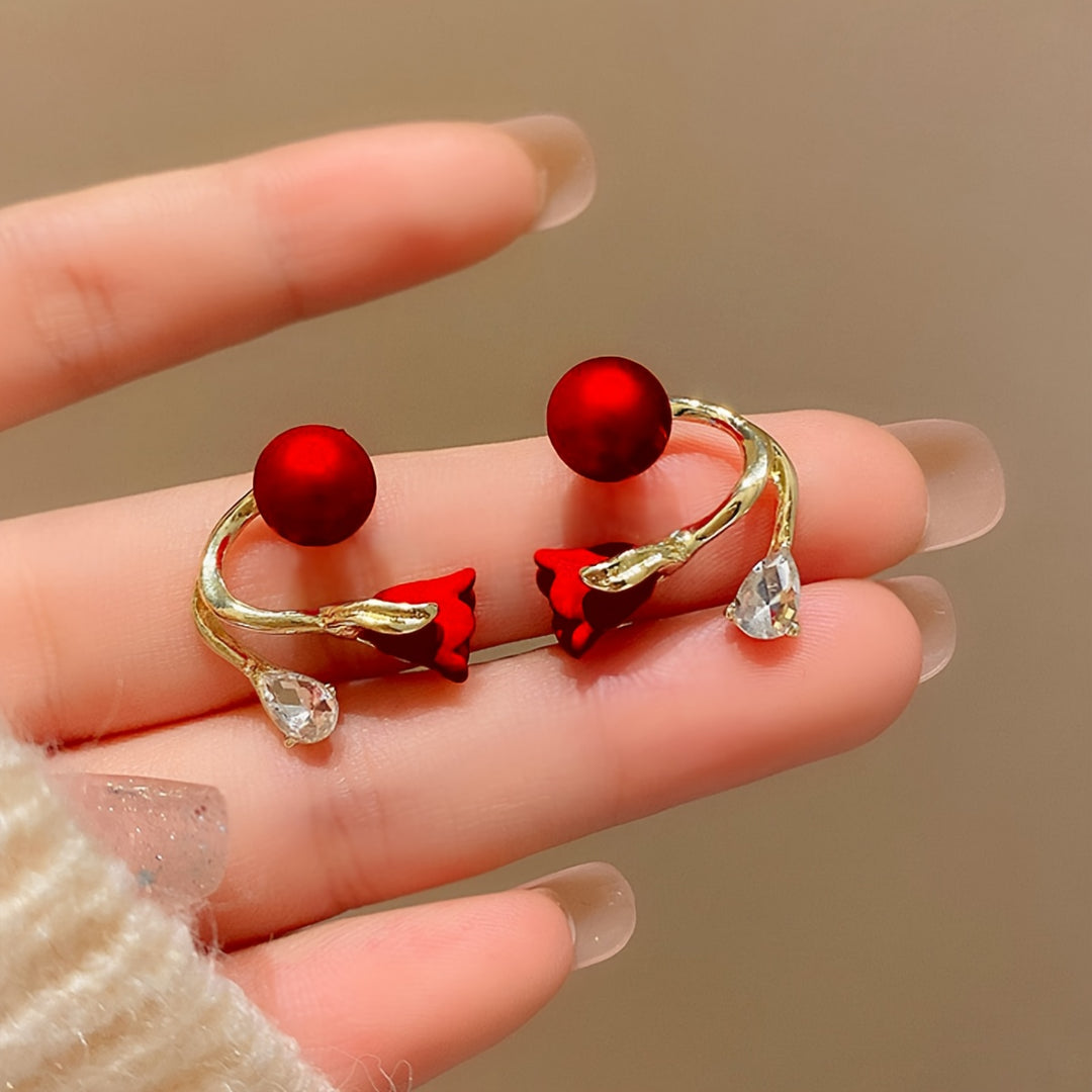 Rosette Wrap Earrings
