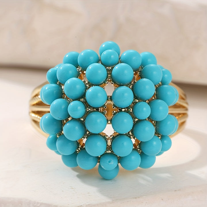 Capri Bloom Cluster Ring