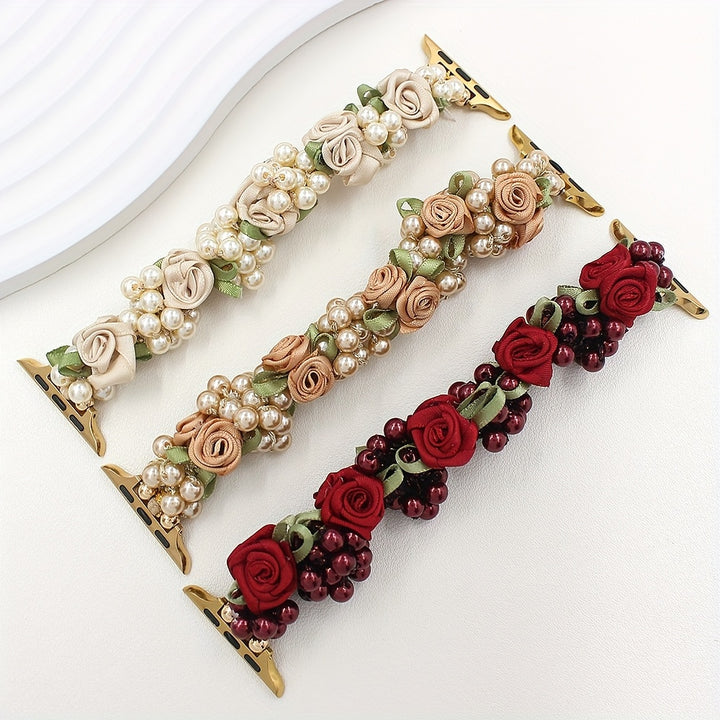 Rosette Pearl Apple Watch Band