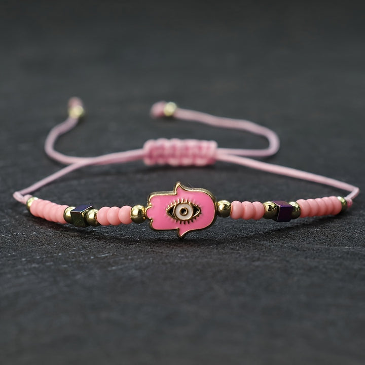 Royal Hamsa Rope Bracelet