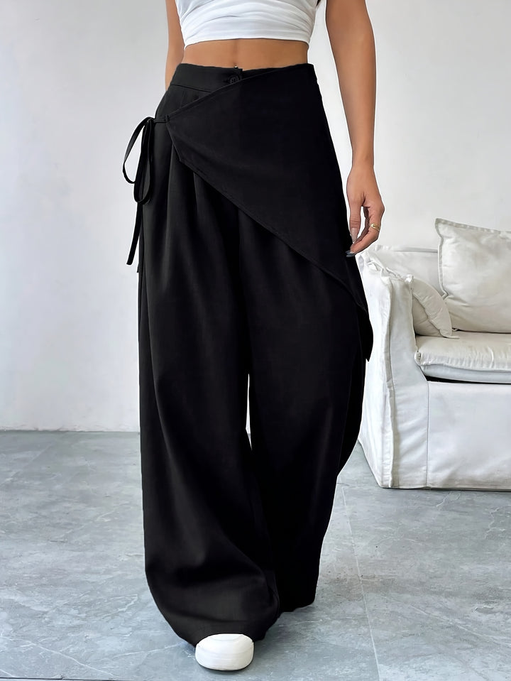 Vivia Wrap-Front Pant