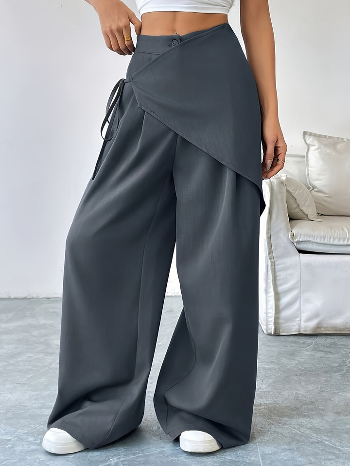 Vivia Wrap-Front Pant