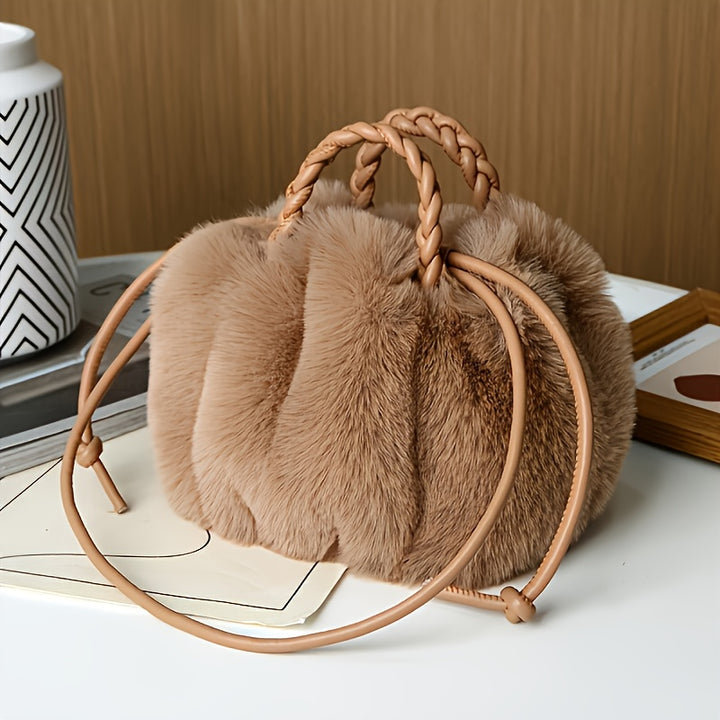 Pomme Plush Crossbody Bag