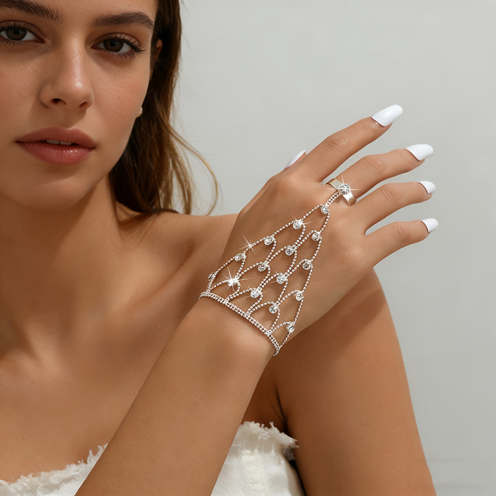Cascade Mesh Hand Chain