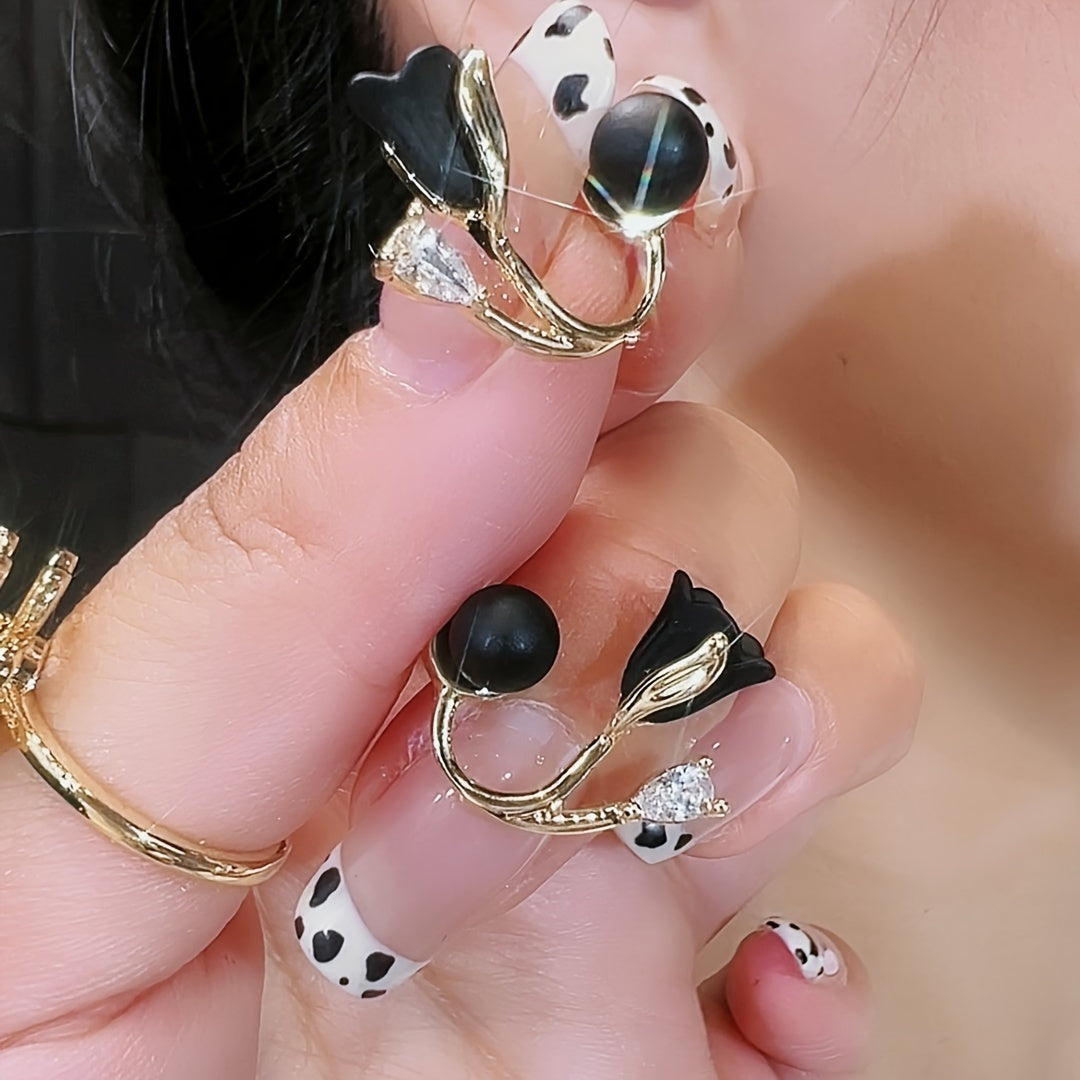 Rosette Wrap Earrings