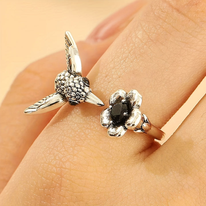 Hummingbird Blossom Ring