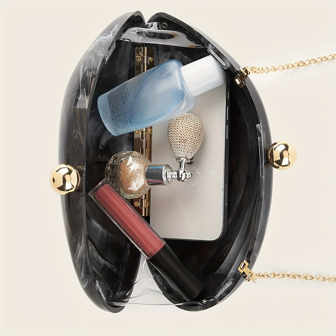 Marblea Acrylic Clutch Bag