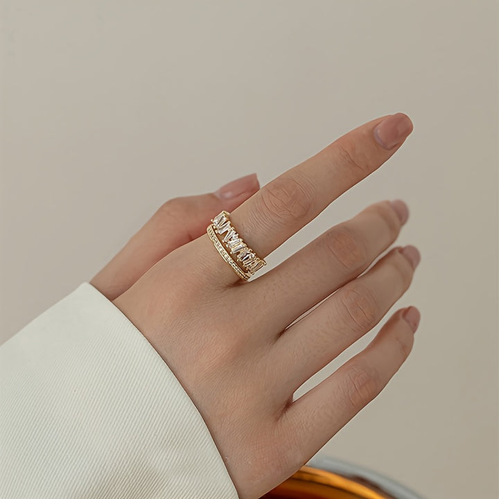 Velisse Double Band Ring