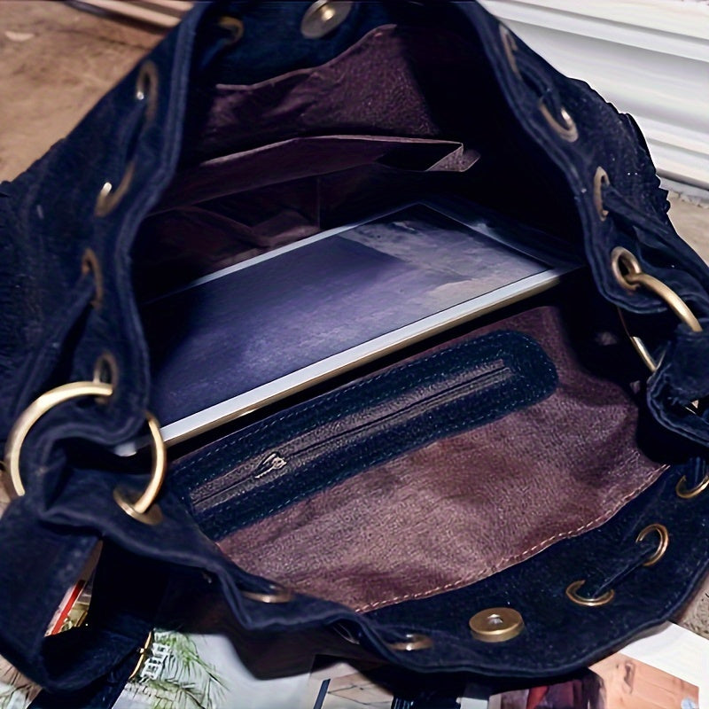 Canyon Fringe Bucket Bag