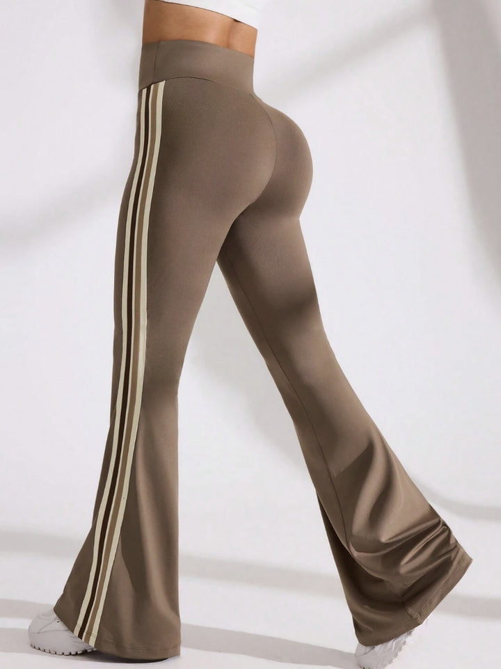 Sculpt Stripe Yoga Flares