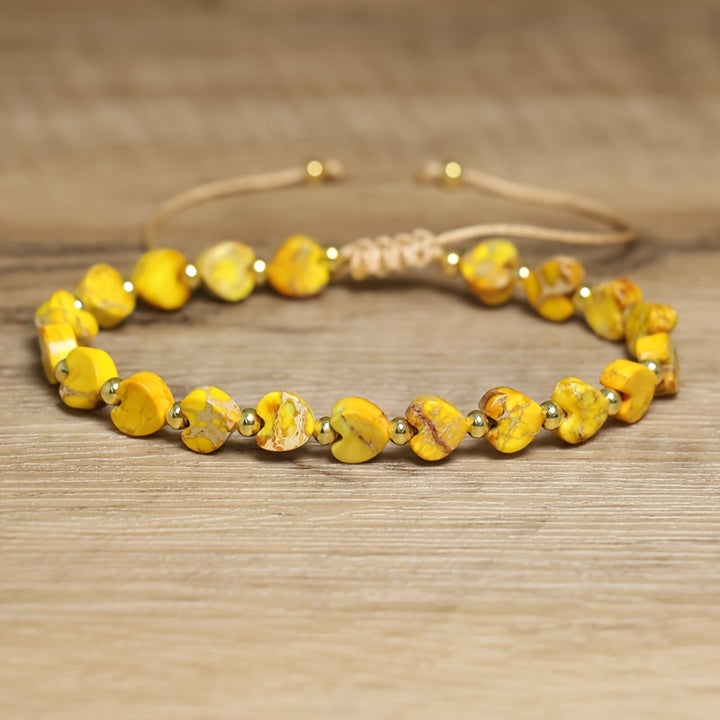 Heartline Stone Bracelet