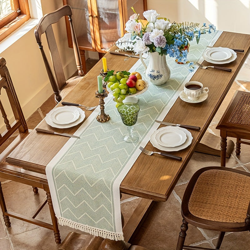 Tessa Fringe Table Runner