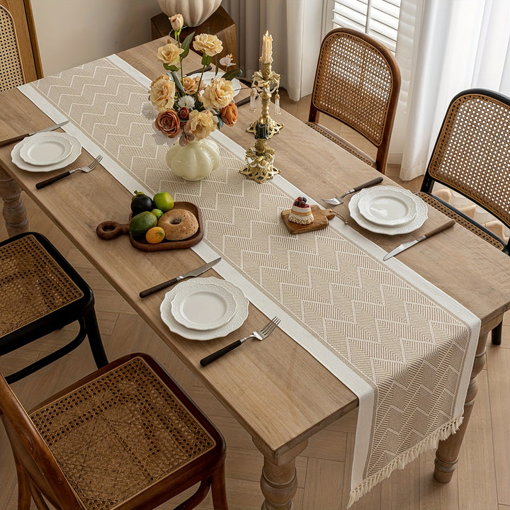 Tessa Fringe Table Runner