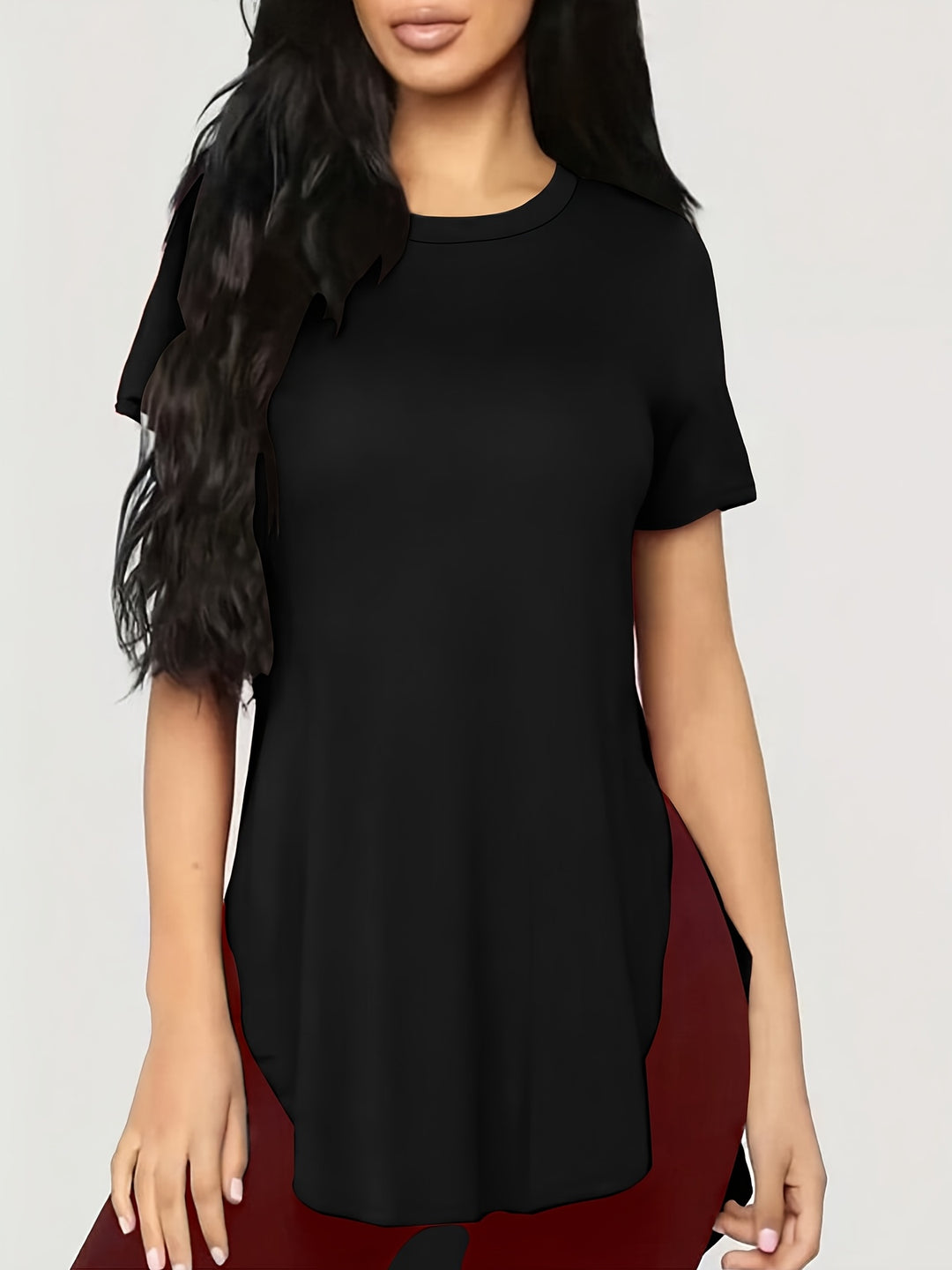 Aveline Plus Size Longline Tee