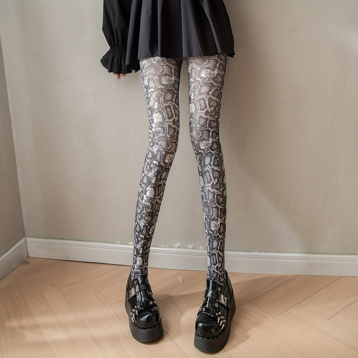 Icon Patterned Tights