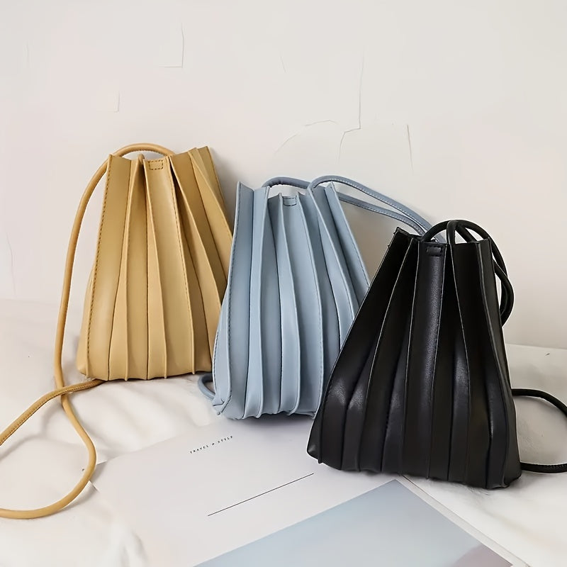 Noemi Pleat Crossbody Bag
