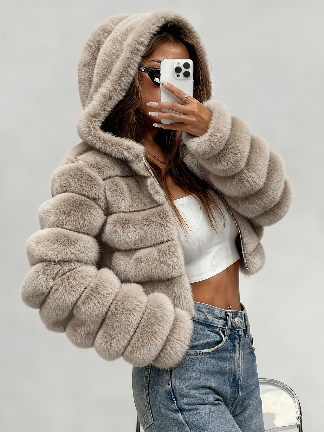 Celine Faux Fur Coat