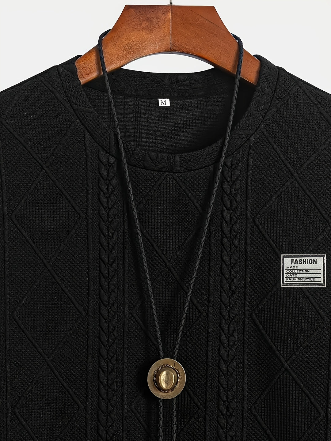Verso Cable Knit Crewneck