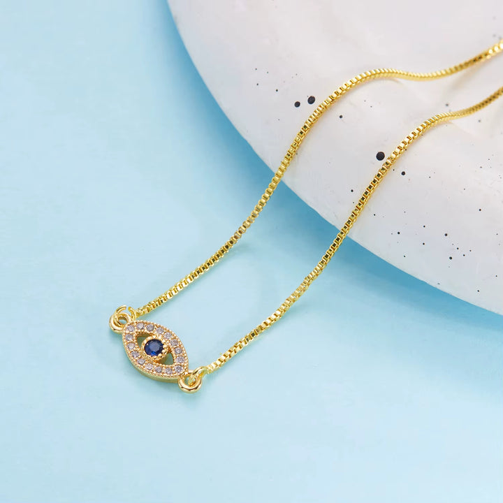 Ethereal Eye Zircon Bracelet