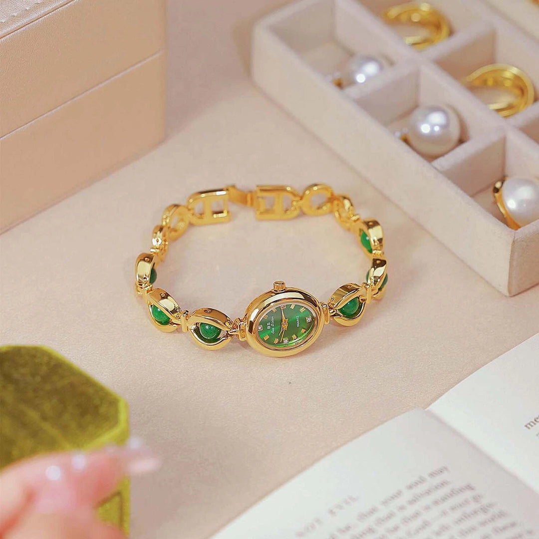 Lyra Pearl Link Watch