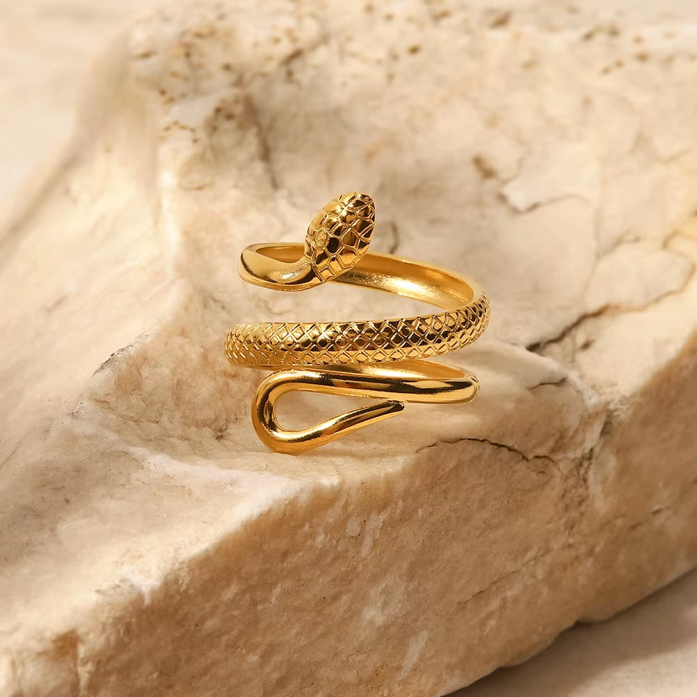 Serpente Coil Wrap Ring