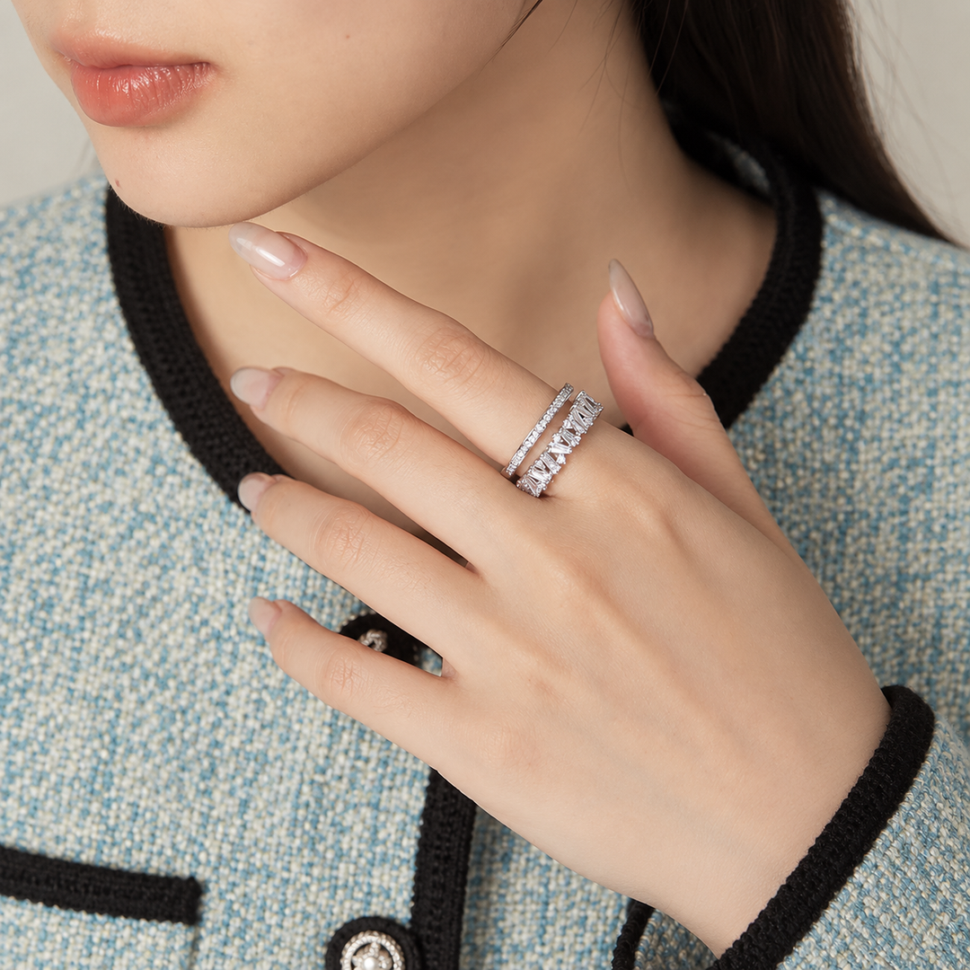 Velisse Double Band Ring