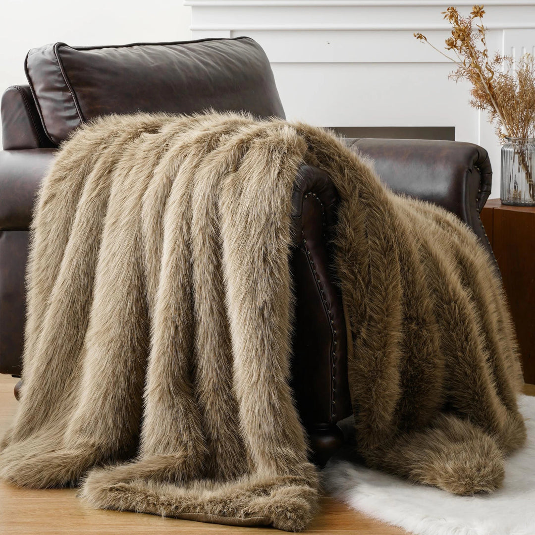 Haven Faux Fur Throw Blanket