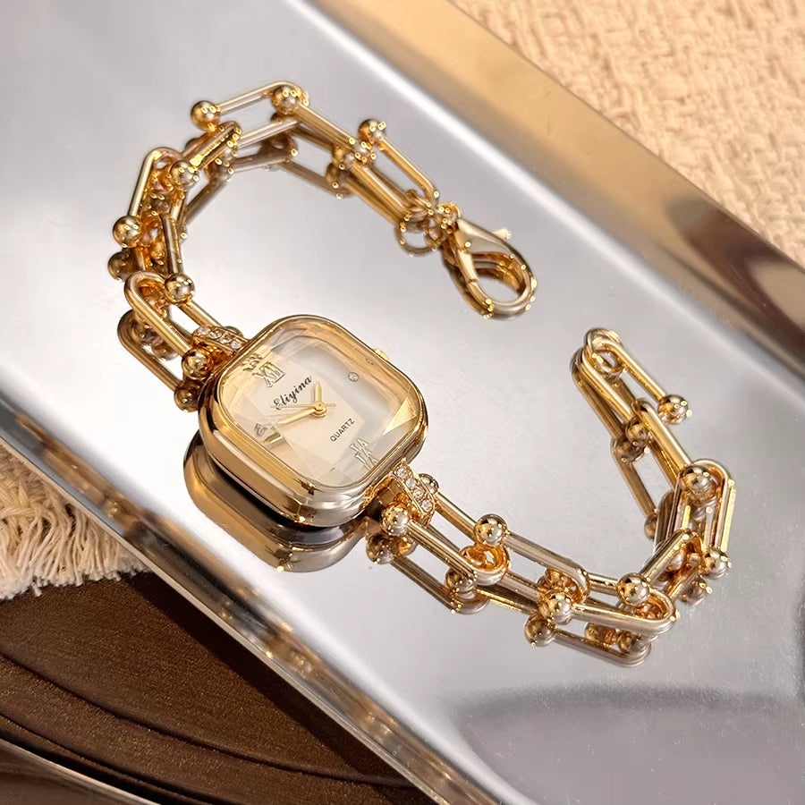 Baroque Chain Link Bracelet Watch