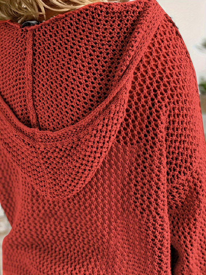 Meadow Open-Knit Hoodie