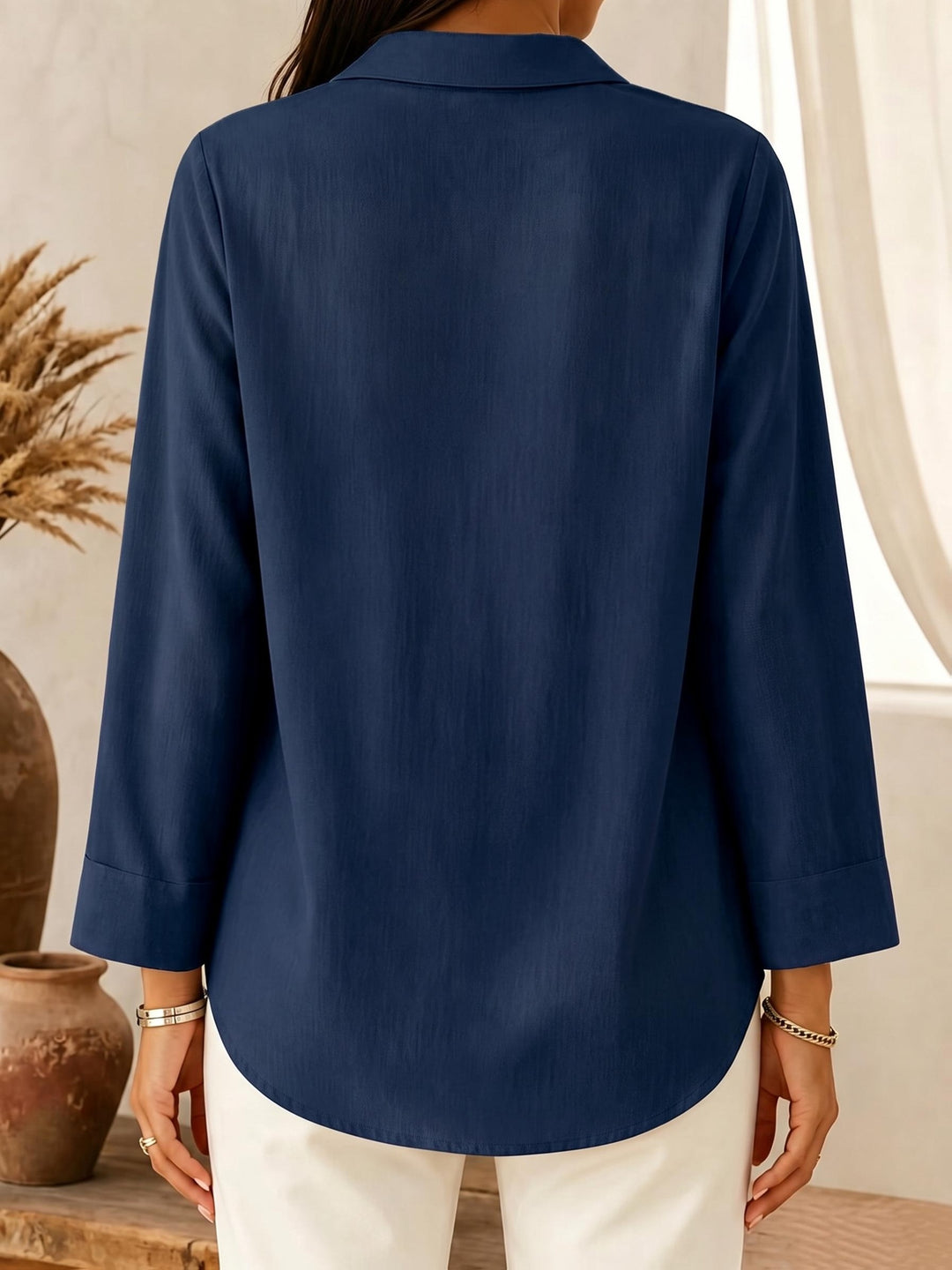 Aveline Shawl Collar Blouse