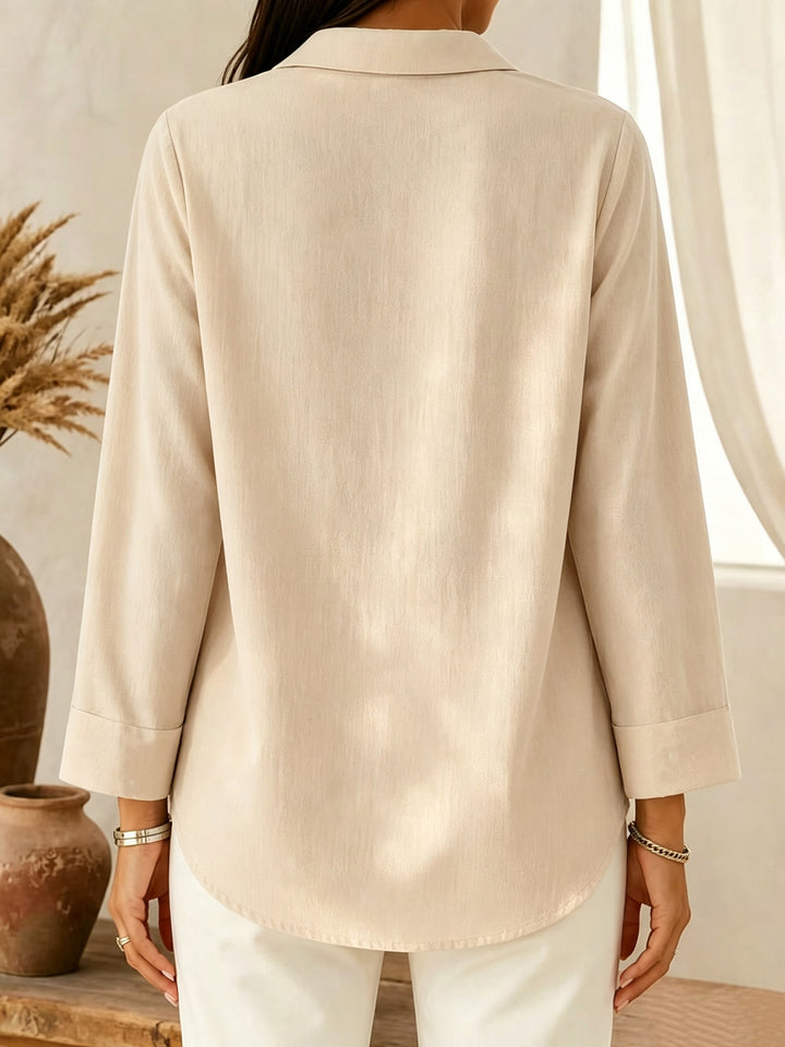Aveline Shawl Collar Blouse