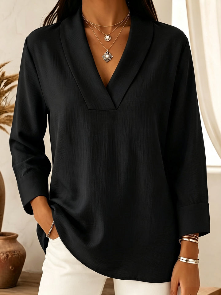 Aveline Shawl Collar Blouse