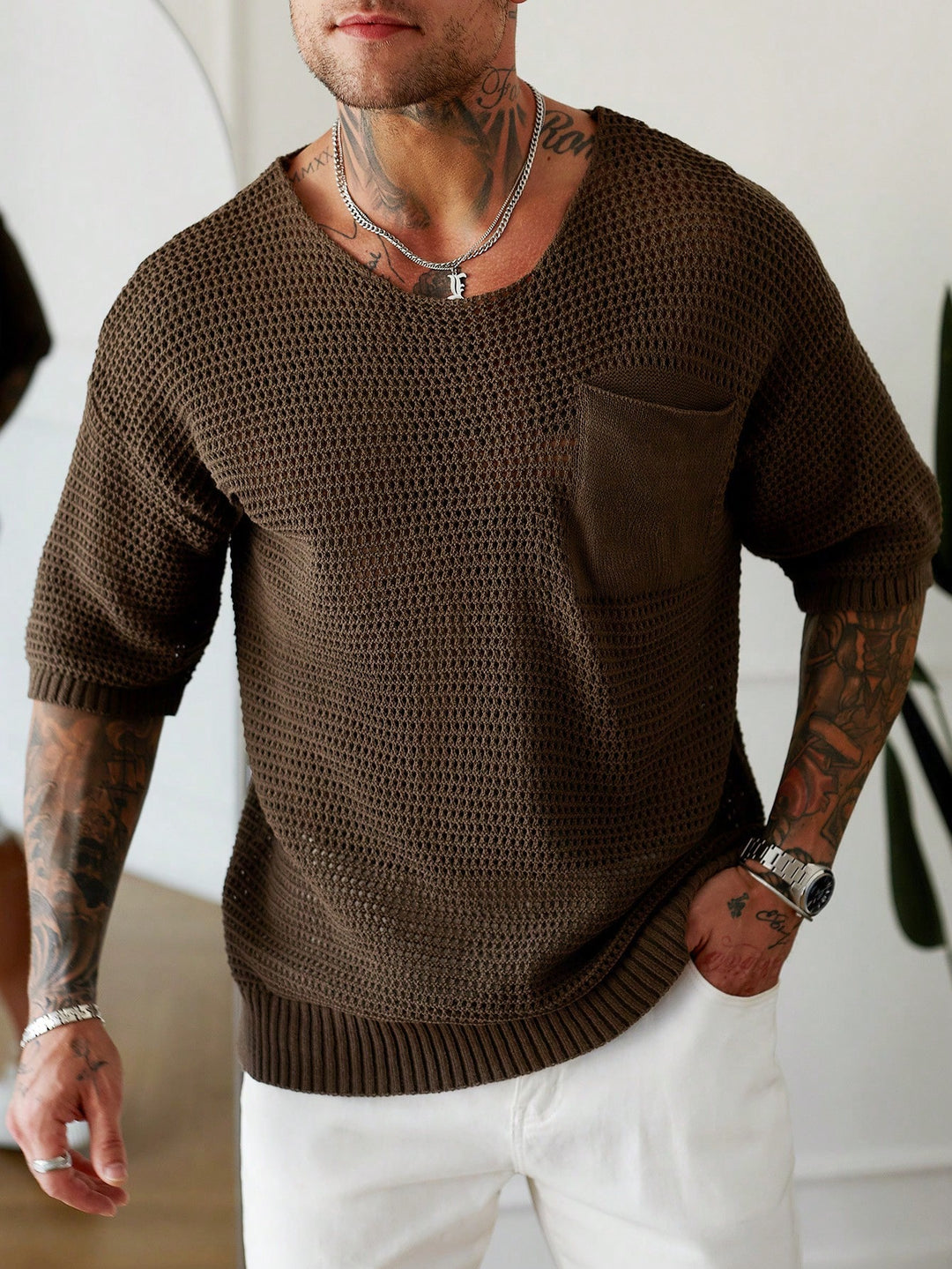 Cabo Open-Knit Tee
