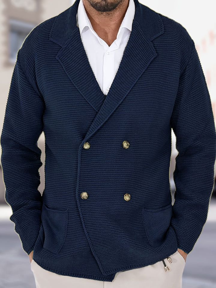 D'Angelo Textured Knit Blazer