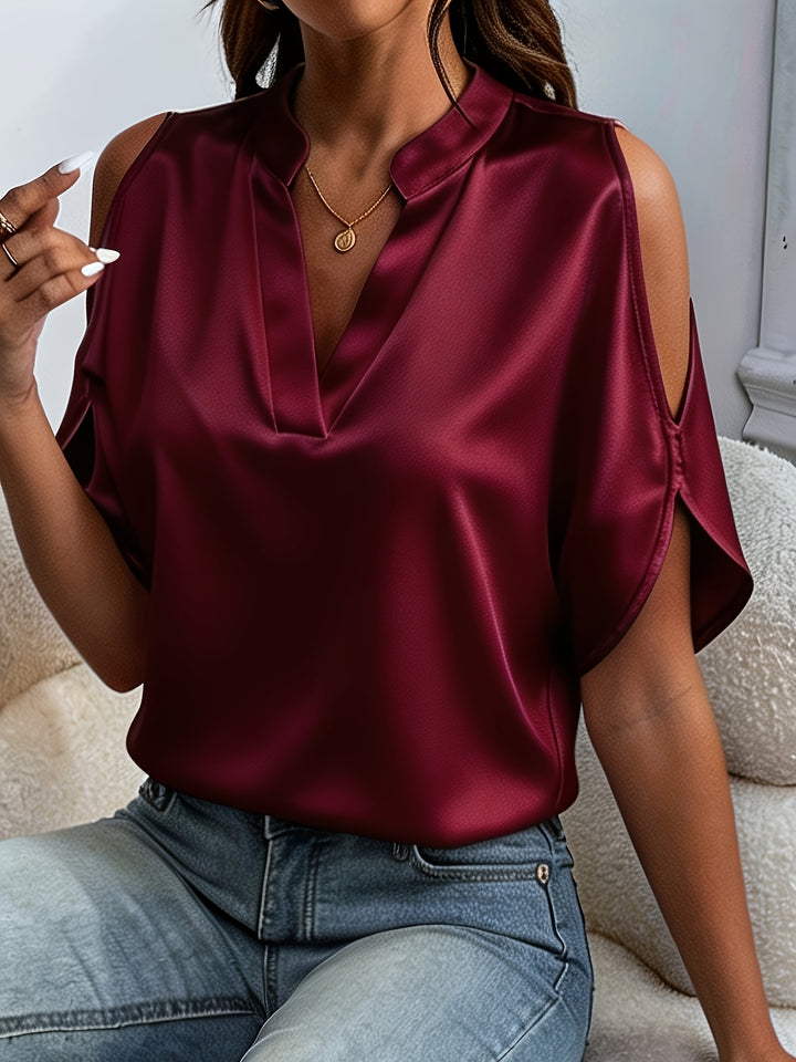 Lustre Satin Blouse