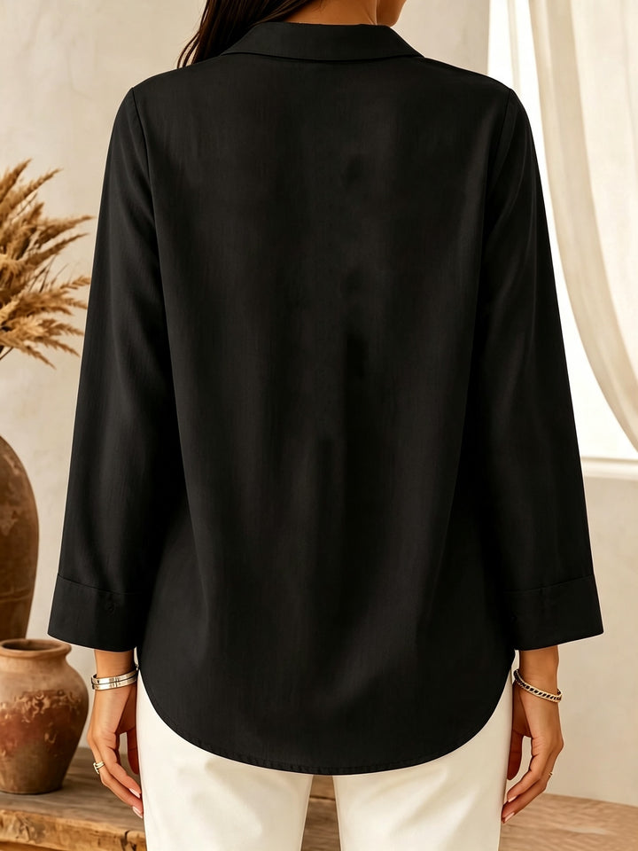 Aveline Shawl Collar Blouse