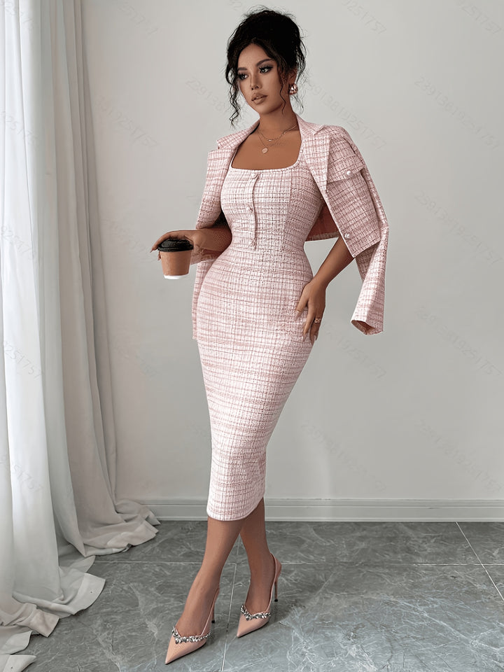 Beverly Plaid Tweed Set