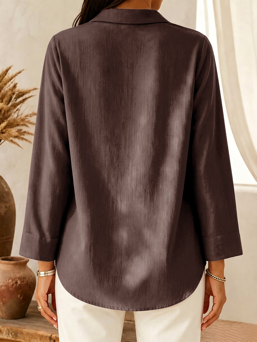 Aveline Shawl Collar Blouse