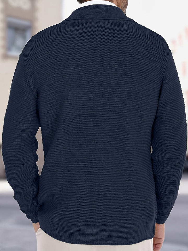 D'Angelo Textured Knit Blazer