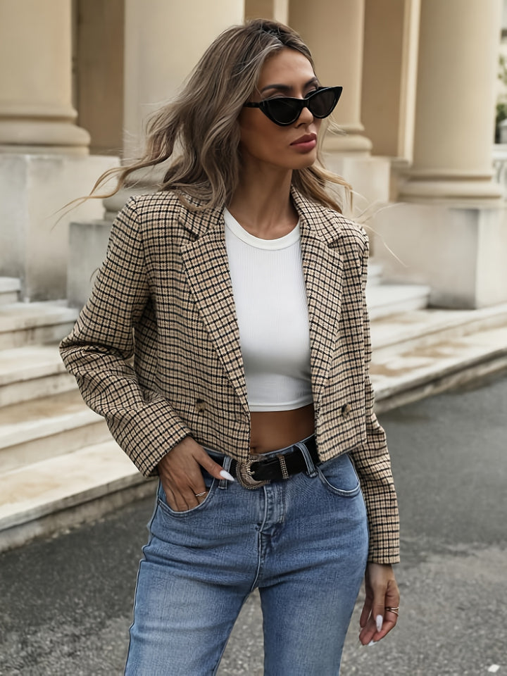 Aubrey Check Blazer