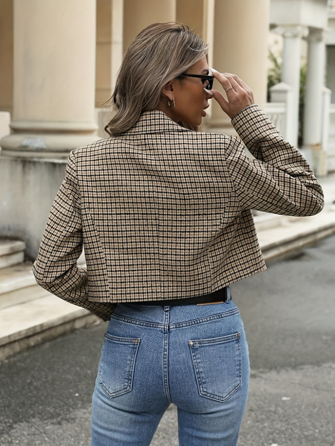 Aubrey Check Blazer