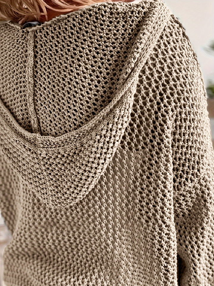 Meadow Open-Knit Hoodie